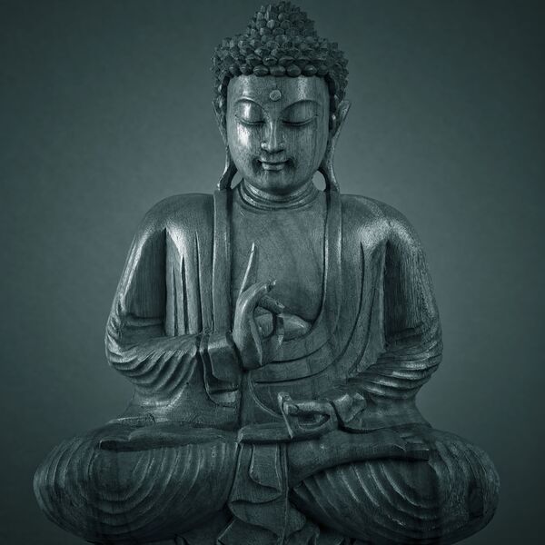 Buddha sculpture Print