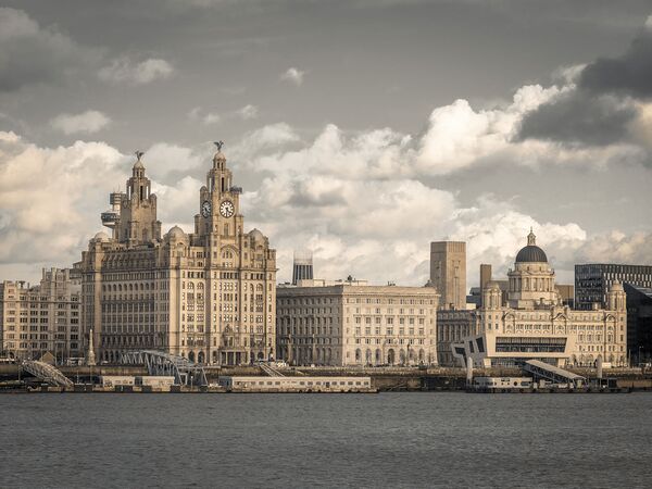 Liverpool City skyline by Assaf Frank