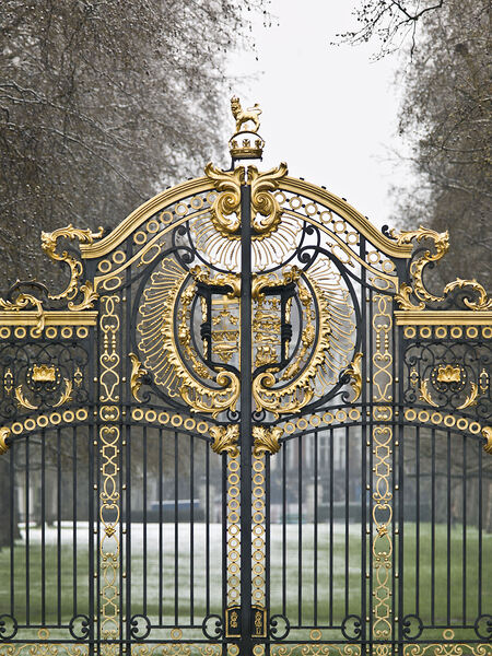 Green park gate Print