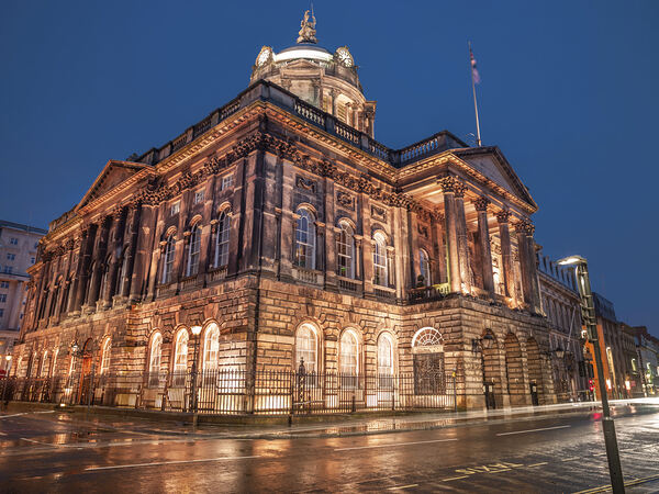 Town Hall Building Print