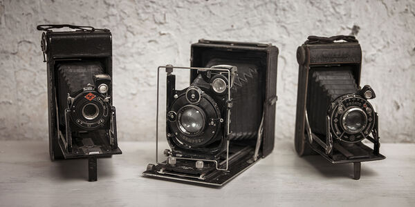 Old cameras Print
