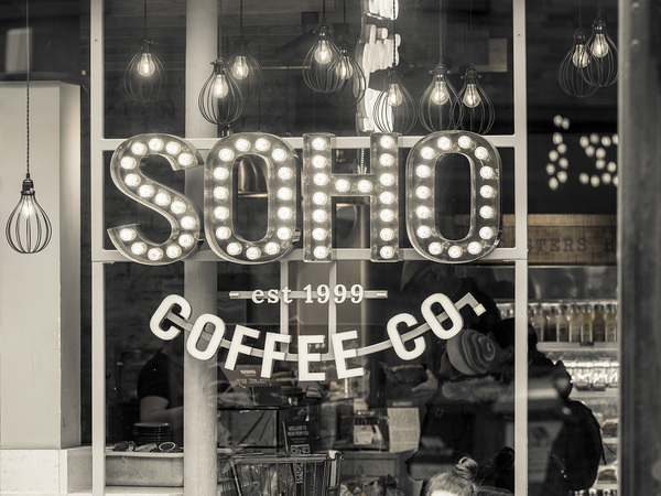 SOHO Coffee store Print