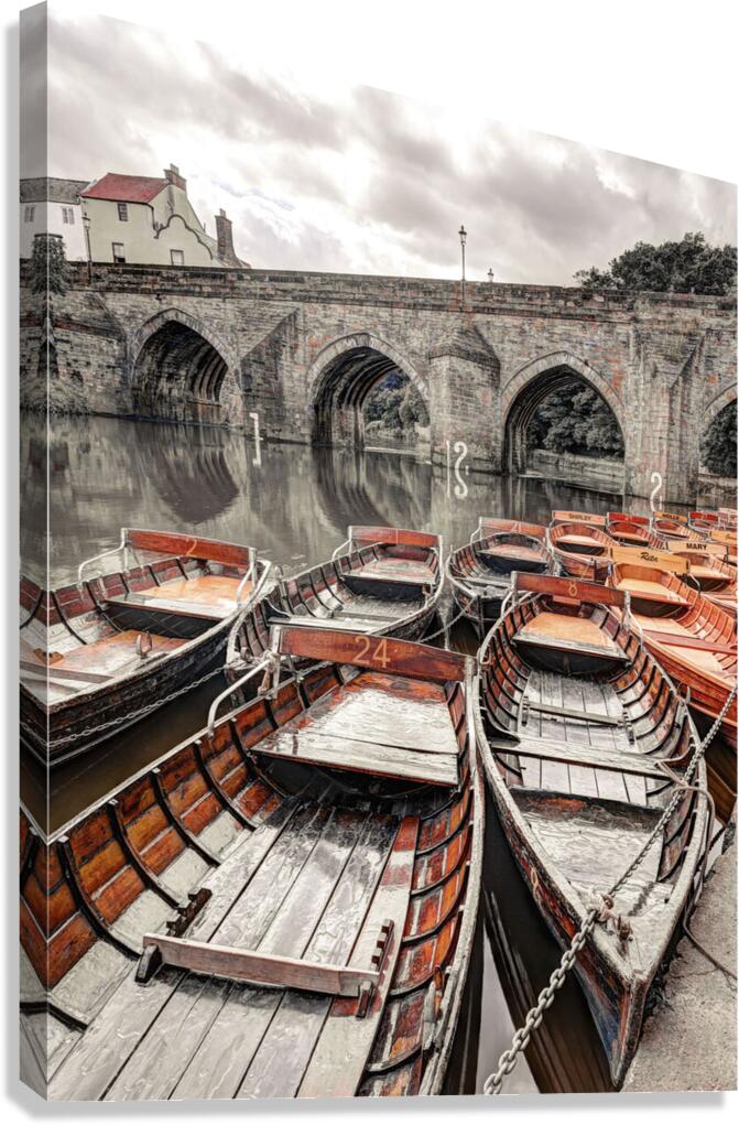 Rowing Boats Canvas Print