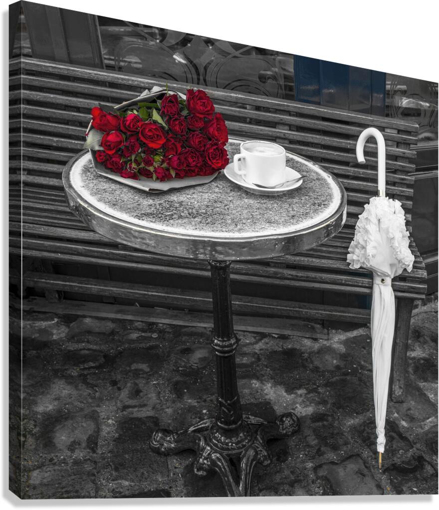 Flower-Filled Moment Canvas Print