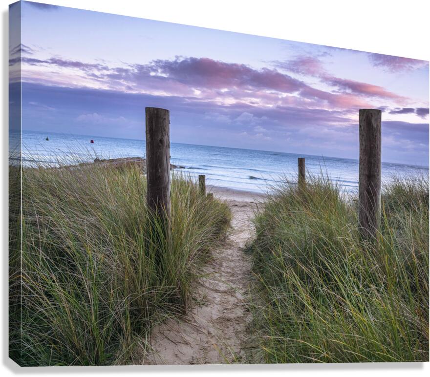 Tranquil beach Canvas Print
