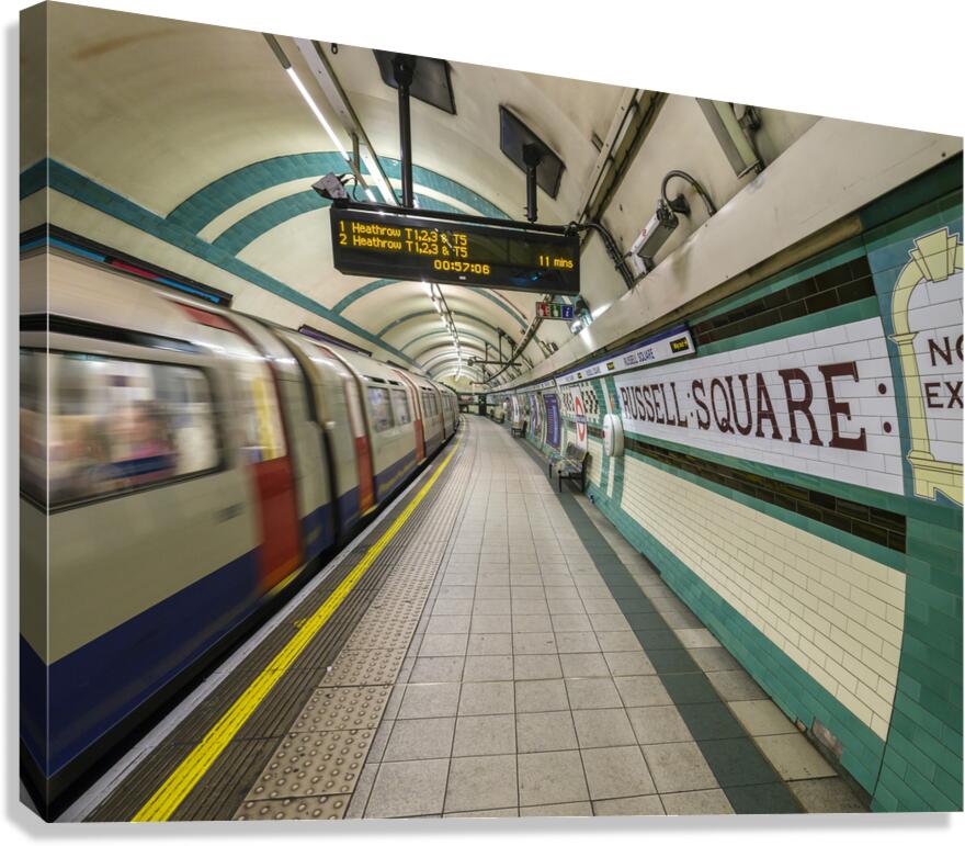 Underground Concourse Canvas Print