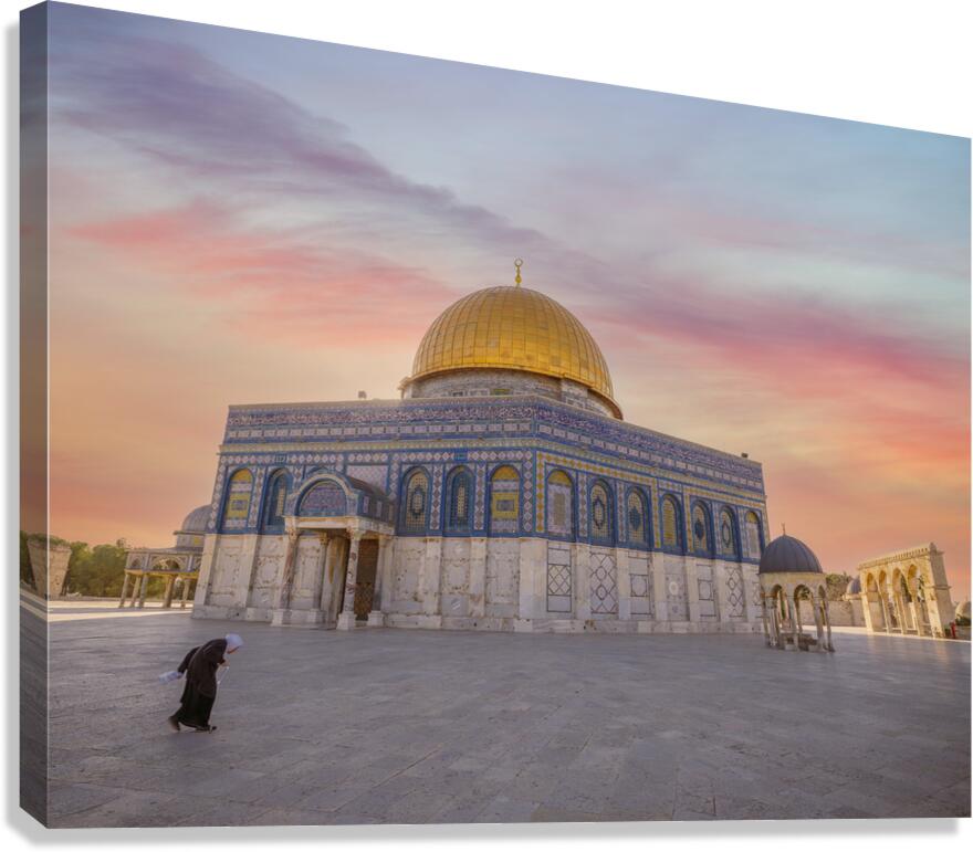 Temple Mount Canvas Print