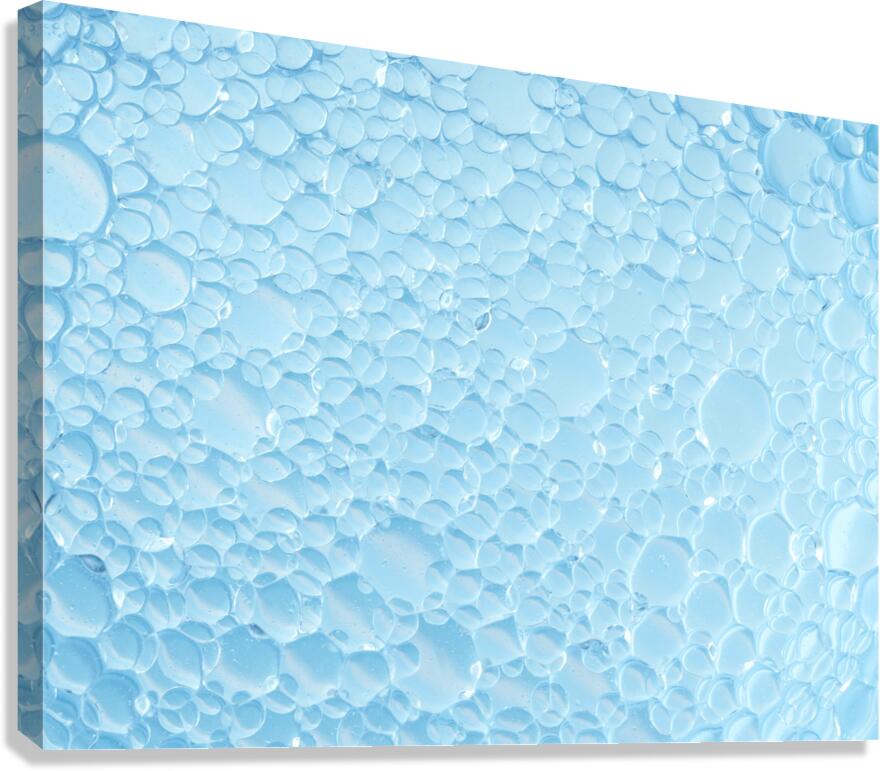 Blue Bubble Symphony Canvas Print