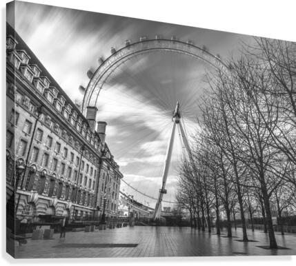 Millennium Wheel in city of London, UK  Canvas Print