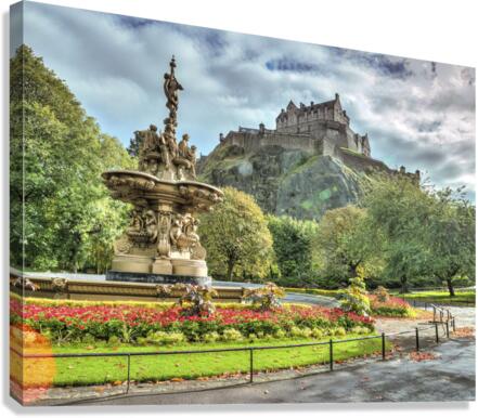 Edinburgh Castle Canvas Print