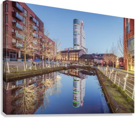 Leeds Reflections Canvas Print