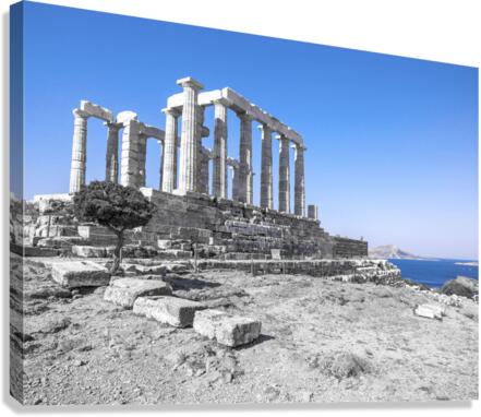 Poseidon Temple Canvas Print
