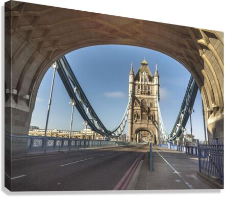 Through the Tower Bridge Canvas Print