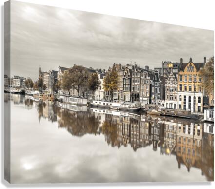 Amsterdam reflections Canvas Print
