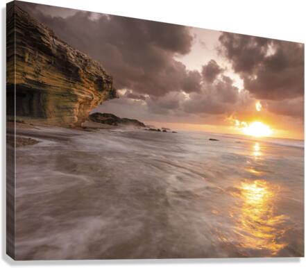 Beach Sunset Canvas Print