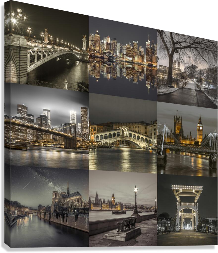 Dark Cities Canvas Print