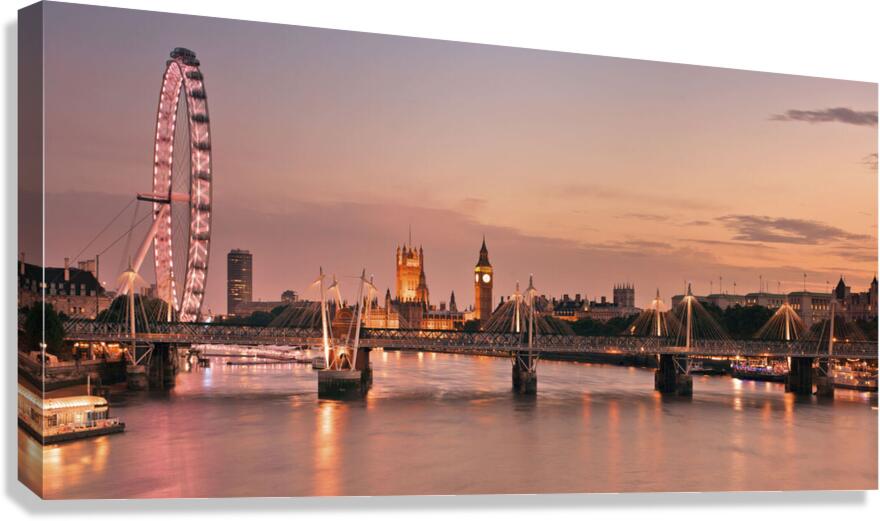 River Thames Canvas Print