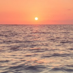Sunset on the beach