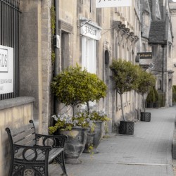 Old buildings in Tetbury town, Cotswolds