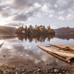 Derwent Isle at sunrise, lake district