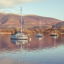 Sail boats in Lake