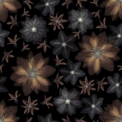 Clematis flowers surface patterns design