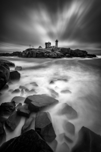 The Nubble in Black and White