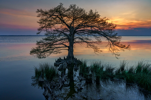 Dusk on Currituck Sound