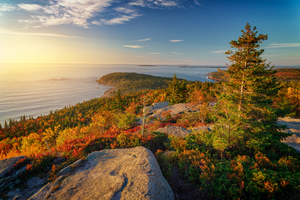 Autumn Morning on Gorham Mountain