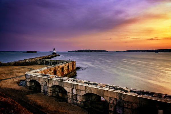 Late Winter Morn on Casco Bay by Rick Berk