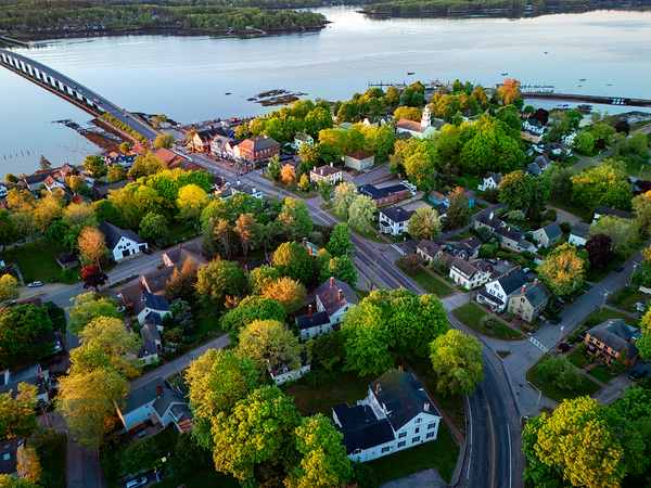 Downtown Wiscasset Print