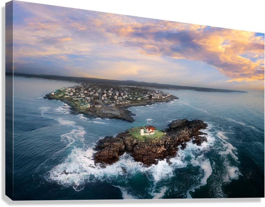 Cape Neddick Awakens Canvas Print