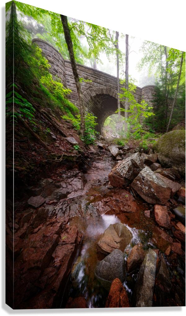 Waterfall Bridge Canvas Print