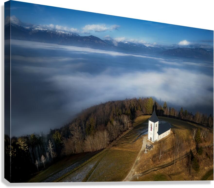 Sanctuary Above The Clouds Canvas Print