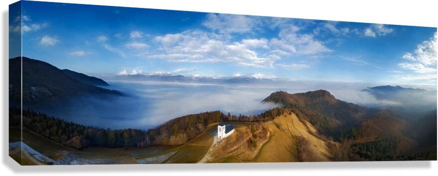 Jamnik Churck Panorama Canvas Print