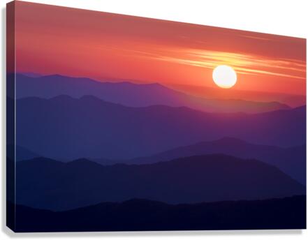 Appalachian Sunset Canvas Print