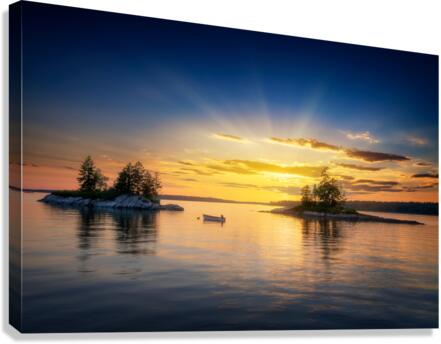 Beyond The Sundown Canvas Print