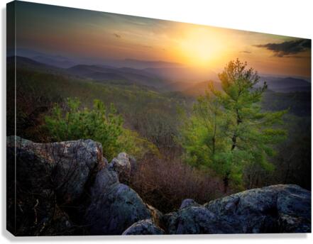 The Valley Beyond Canvas Print