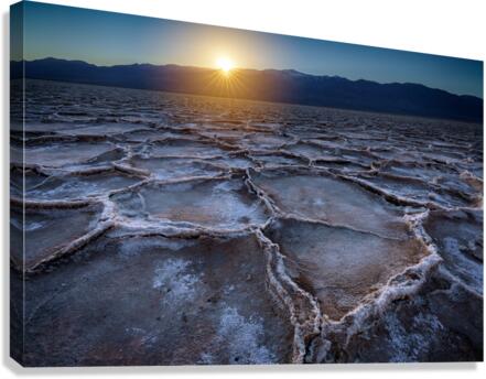 Badwater Sunset Canvas Print
