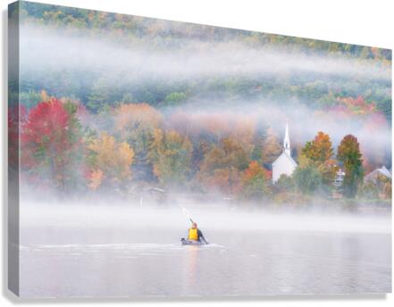 Autumn Paddle Canvas Print