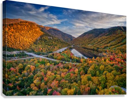 Sunset at Artists Bluff Canvas Print