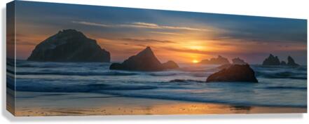 Bandon Sunset Canvas Print