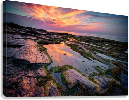 Daybreak at Two Lights Canvas Print