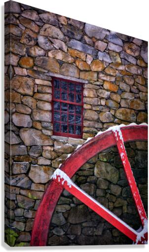 Grist Mill Window Canvas Print