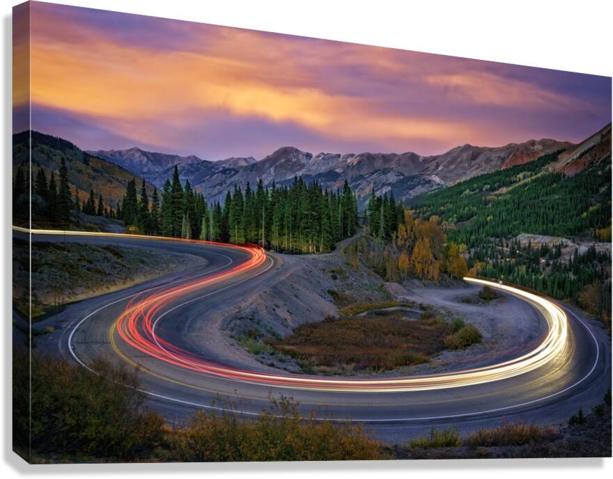 Switchback Canvas Print
