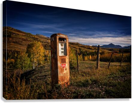 Running On Empty Canvas Print