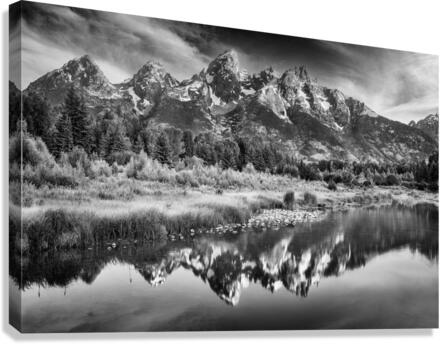 Teton Reflections Canvas Print