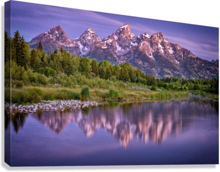 Teton Reflection Canvas Print