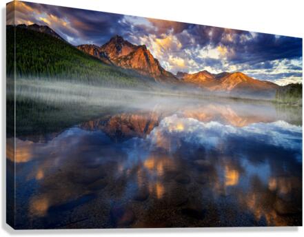 Sawtooth Reflections Canvas Print