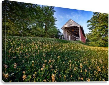 Imes Covered Bridge Canvas Print